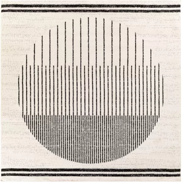 imageLivabliss Penrod Modern Geometric Runner Area Rug27quot x 73quotBlackIvory67 Square