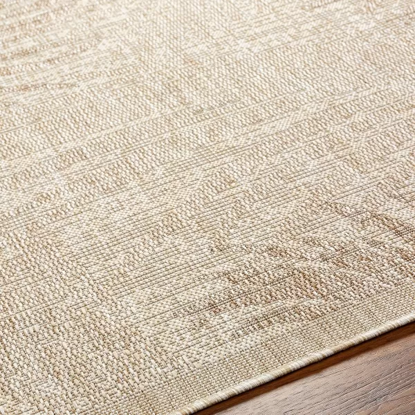 imageLivabliss Sawyer Coastal Palm Outdoor Area Rug 53quot x 7 TaupeKhakiKhaki