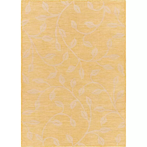 imageLivabliss Verdi Outdoor Traditional Area Rug 51quot x 7 Yellow