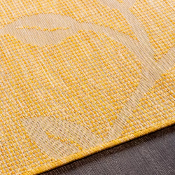 imageLivabliss Verdi Outdoor Traditional Area Rug 51quot x 7 Yellow