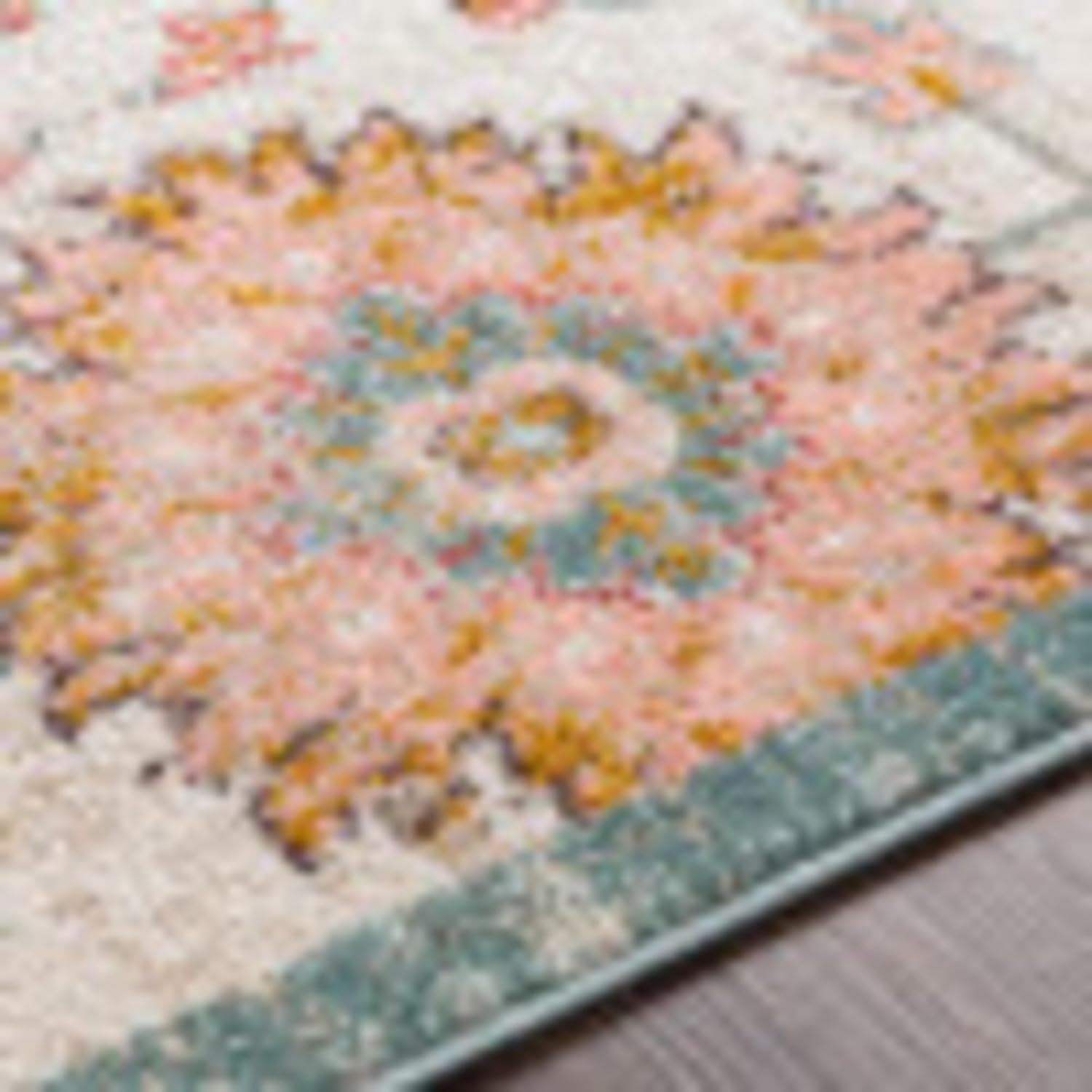 imageLivabliss Craiger Vintage Floral Area Rug52quot x 7IvoryIvory