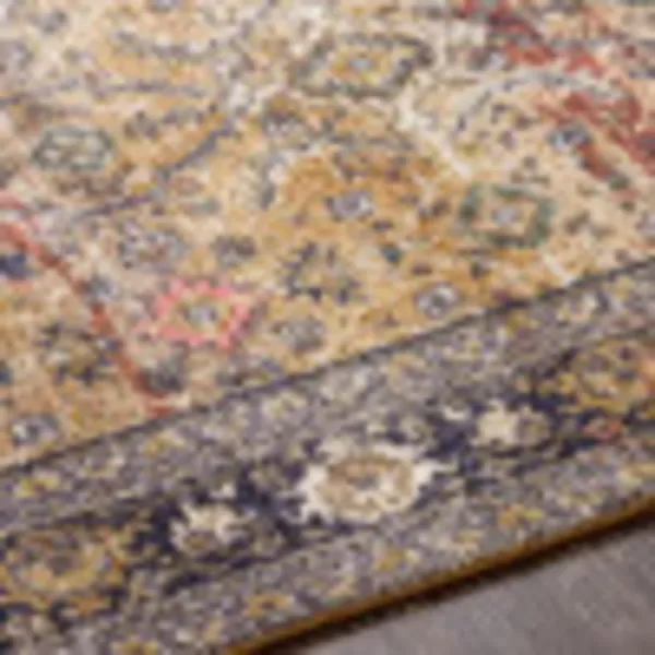 imageArtistic Weavers ABEL Traditional Vintage Washable Area Rug 53quot x 7 TanMulti53 x 7