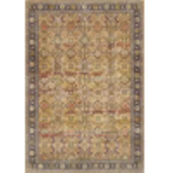 imageArtistic Weavers ABEL Traditional Vintage Washable Area Rug 53quot x 7 TanMulti53 x 7
