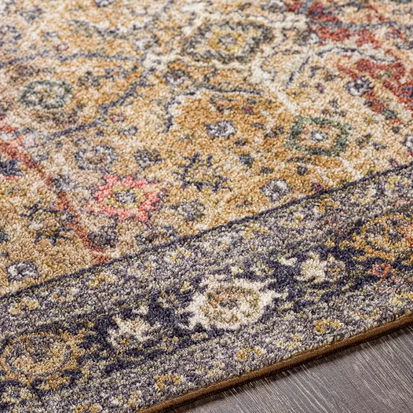 imageArtistic Weavers ABEL Traditional Vintage Washable Area Rug 53quot x 7 TanMulti53 x 7