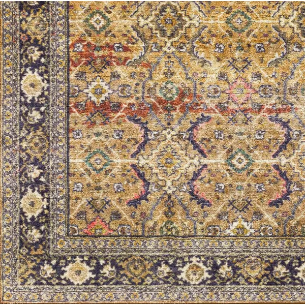 imageArtistic Weavers ABEL Traditional Vintage Washable Area Rug 53quot x 7 TanMulti53 x 7
