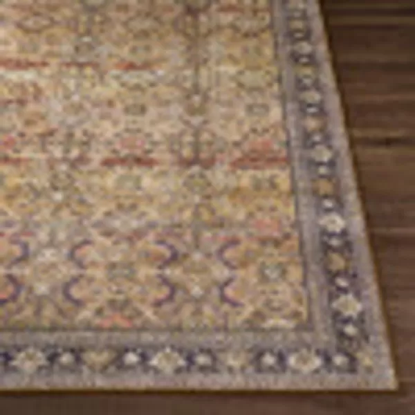 imageArtistic Weavers ABEL Traditional Vintage Washable Area Rug 53quot x 7 TanMulti53 x 7