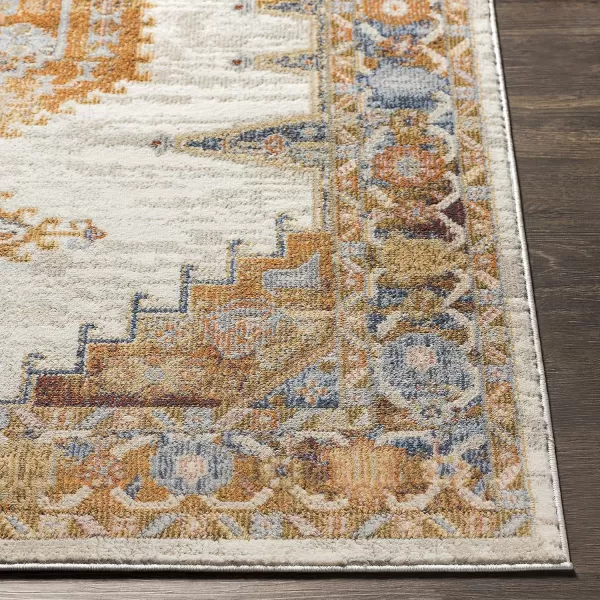 imageArtistic Weavers Amin Traditional Medallion Area Rug 53quot x 7 OrangeDenimOrangeDenim