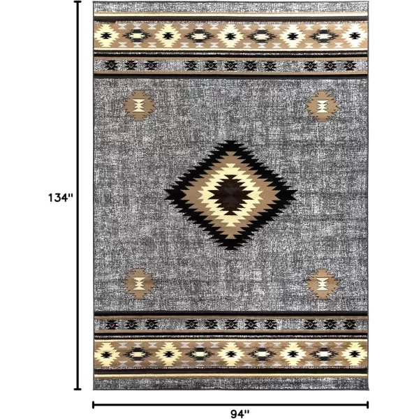 imageArtistic Weavers Celtia Area Rug 53quot x 79quot Black and TanBlack and Tan