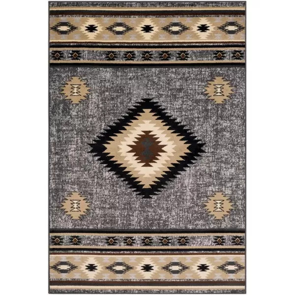 imageArtistic Weavers Celtia Area Rug 53quot x 79quot Black and TanBlack and Tan