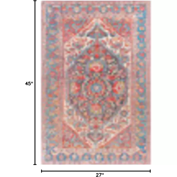 imageArtistic Weavers Garritt Medallion Oriental Area Rug 5 x 76quot RedBlue23 x 39