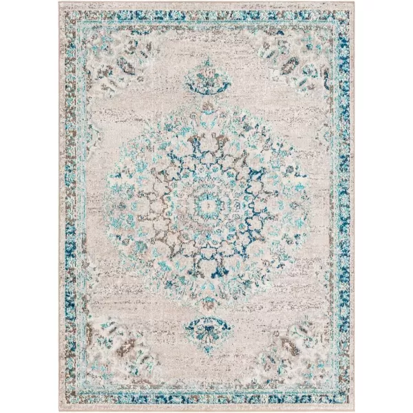 imageArtistic Weavers Kimber Area Rug 53quot x 73quot BlueGray and Teal