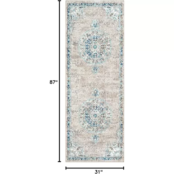 imageArtistic Weavers Kimber Area Rug 53quot x 73quot BlueGray and Teal