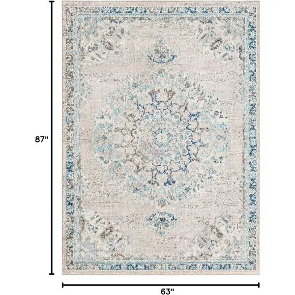 imageArtistic Weavers Kimber Area Rug 53quot x 73quot BlueGray and Teal