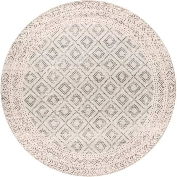 imageLivabliss Candis Area Rug53quot x 73quotLight GrayLight Gray