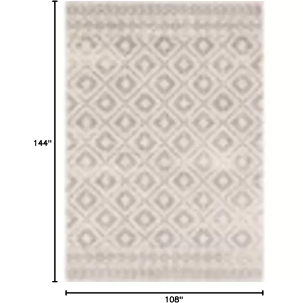 imageLivabliss Candis Area Rug53quot x 73quotLight GrayLight Gray