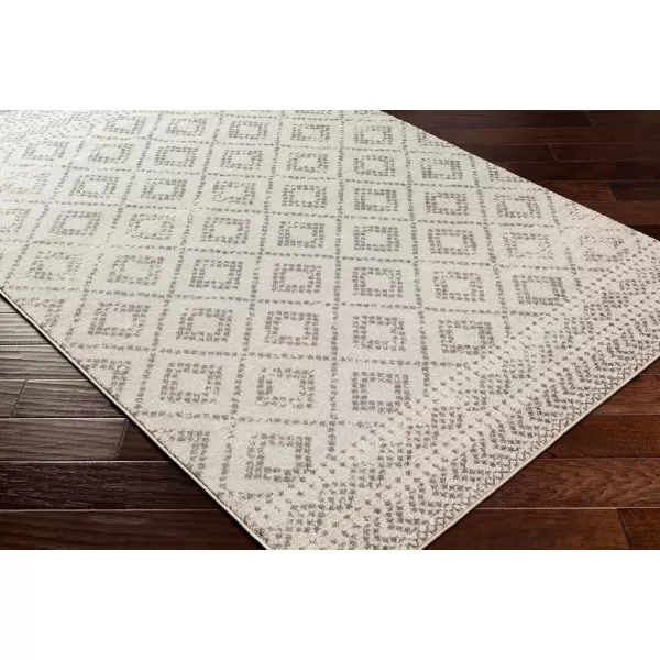 imageLivabliss Candis Area Rug53quot x 73quotLight GrayLight Gray