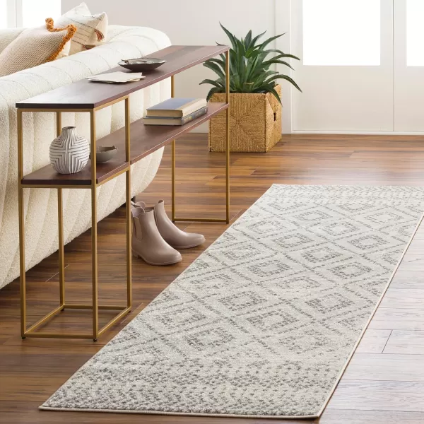 imageLivabliss Candis Area Rug53quot x 73quotLight GrayLight Gray