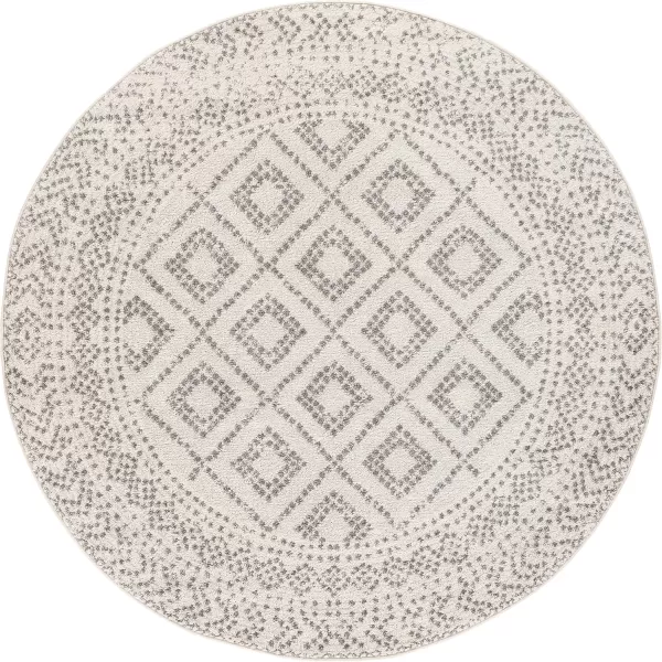 imageLivabliss Candis Area Rug53quot x 73quotLight GrayLight Gray