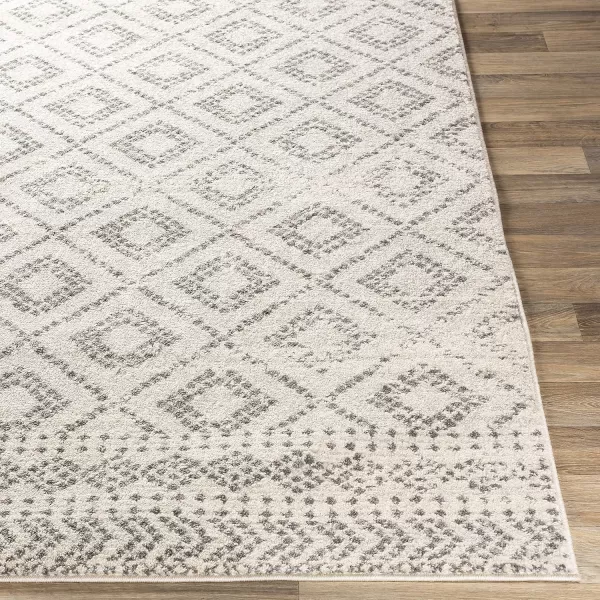 imageLivabliss Candis Area Rug53quot x 73quotLight GrayLight Gray