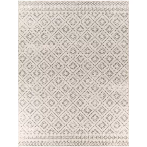 imageLivabliss Candis Area Rug53quot x 73quotLight GrayLight Gray