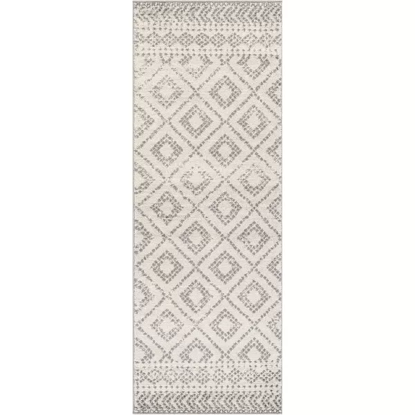 imageLivabliss Candis Area Rug53quot x 73quotLight GrayLight Gray