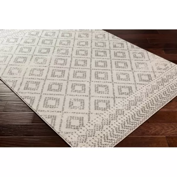 imageLivabliss Candis Area Rug53quot x 73quotLight GrayLight Gray