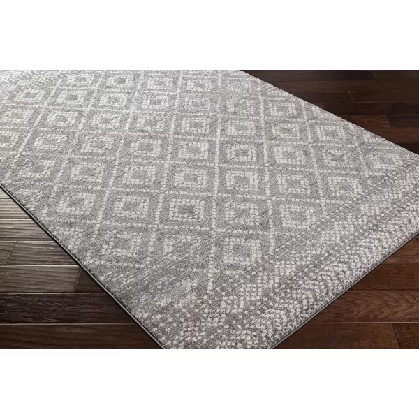 imageLivabliss Candis Area Rug53quot x 73quotLight GrayMedium Gray