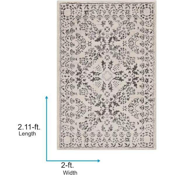 imageLivabliss Circe Vintage Area Rug53quot x 73quot Medium Gray2 x 211