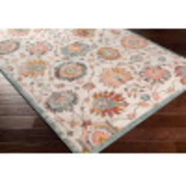 imageLivabliss Craiger Vintage Floral Area Rug52quot x 7IvoryIvory