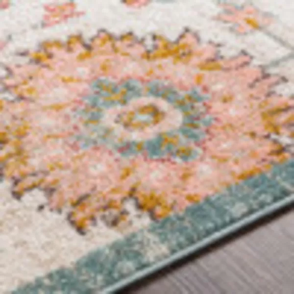 imageLivabliss Craiger Vintage Floral Area Rug52quot x 7IvoryIvory