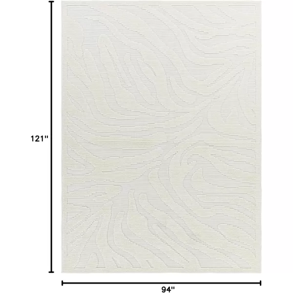 imageLivabliss Lyna Modern Washable Rug5 x 72quotCream710 x 101