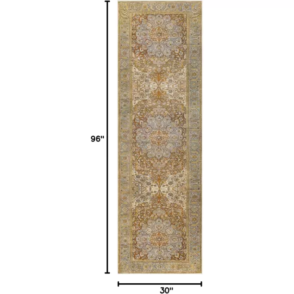 imageLivabliss Seraphina Oriental Washable Area Rug 5 x 76quot BrownBrown