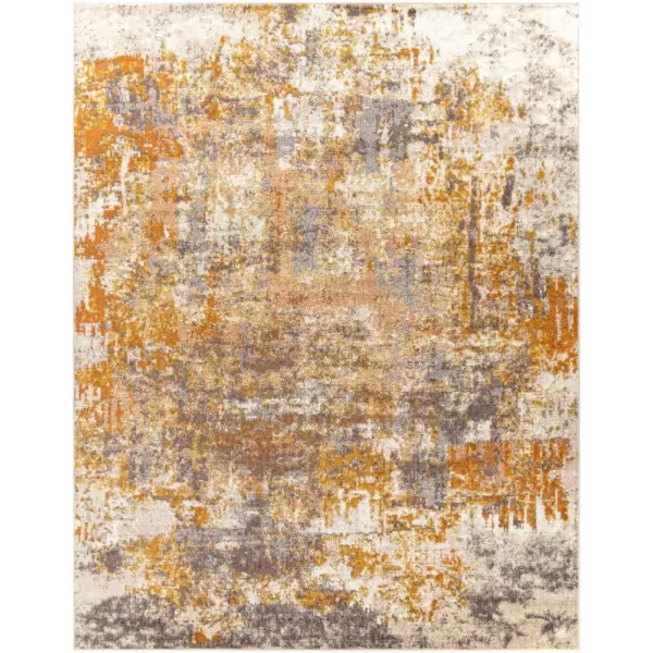 imageLivabliss Shweta Modern Abstract Area Rug 52 x 7 Medium BrownRustMedium Brown Rust