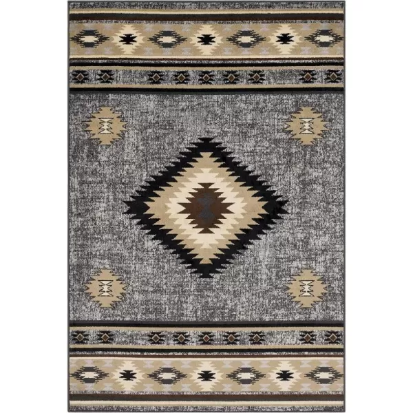 imageArtistic Weavers Celtia Area Rug 53quot x 79quot Black and TanBlack and Tan