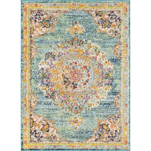 imageArtistic Weavers Kimber Area Rug 53quot x 73quot BlueGray and Teal