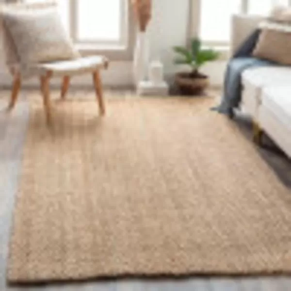 imageLivabliss Iraja Herringbone Natural Fiber Woven Area Rug 5 x 8 WheatWheat