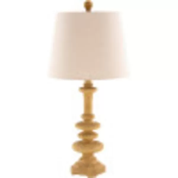 imageArtistic Weavers Dojoh Lamp 24quot H W x 12quot D Wheat Cream