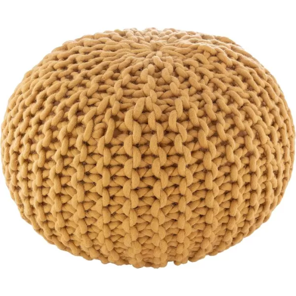 imageArtistic Weavers 100Percent Wool Pouf 20Inch by 20Inch by 14Inch MagentaCamel