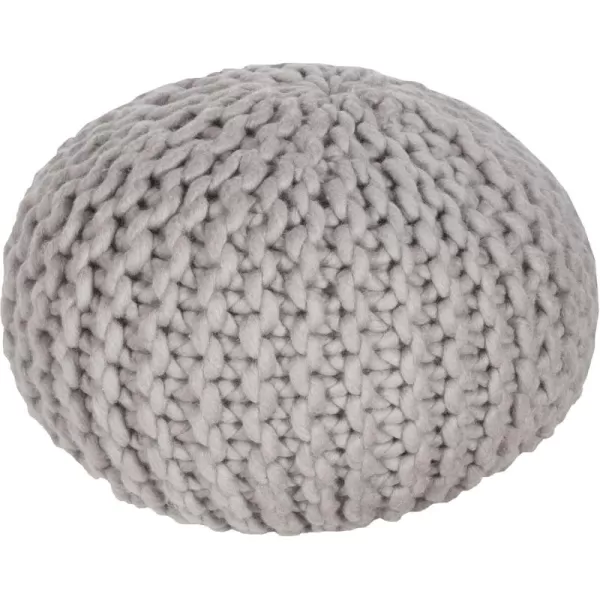 imageLivabliss FGPF007 Pouf 14 H x 20 W x 20 D Grey