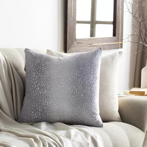 imageArtistic Weavers Snowkat Pillow 18quot x 18quot Light GrayLight Gray