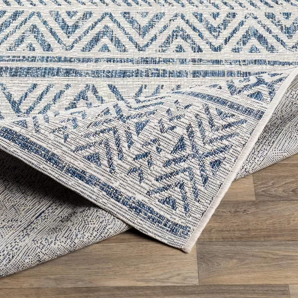 imageArtistic Weavers Esperanza Outdoor Area Rug67quot SquareBlueWhiteBlueWhite