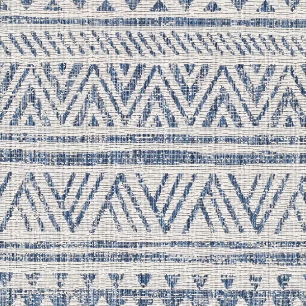 imageArtistic Weavers Esperanza Outdoor Area Rug67quot SquareBlueWhiteBlueWhite