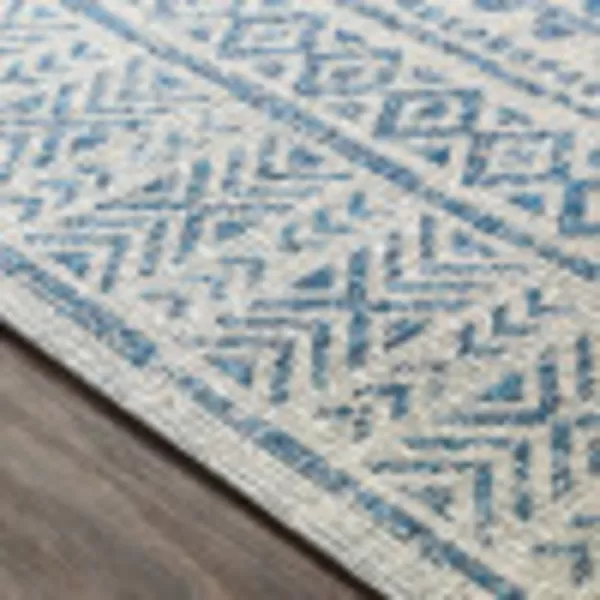 imageArtistic Weavers Esperanza Outdoor Area Rug67quot SquareBlueWhiteDenim