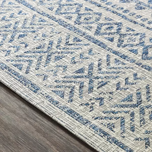 imageArtistic Weavers Esperanza Outdoor Area Rug67quot SquareBlueWhiteDenim