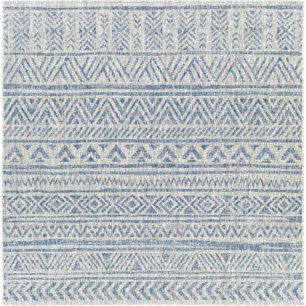 imageArtistic Weavers Esperanza Outdoor Area Rug67quot SquareBlueWhiteDenim