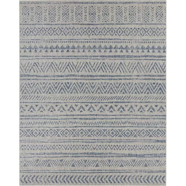 imageArtistic Weavers Esperanza Outdoor Area Rug67quot SquareBlueWhiteDenim