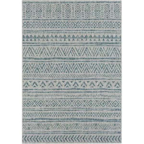 imageArtistic Weavers Esperanza Outdoor Area Rug67quot SquareBlueWhiteTeal