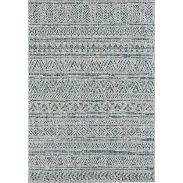 imageArtistic Weavers Esperanza Outdoor Area Rug67quot SquareBlueWhiteTeal