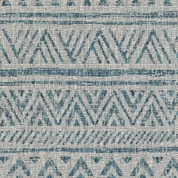 imageArtistic Weavers Esperanza Outdoor Area Rug67quot SquareBlueWhiteTeal