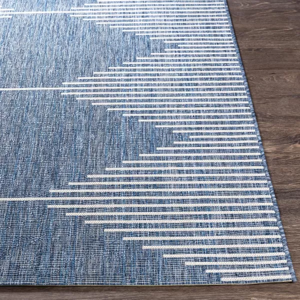 imageLivabliss Esperanza Geometric Outdoor Area Rug 67quot Square Bright Blue2 x 211